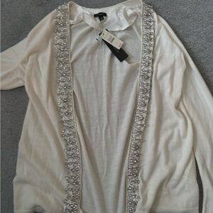 Talbots Embellished Cardigan